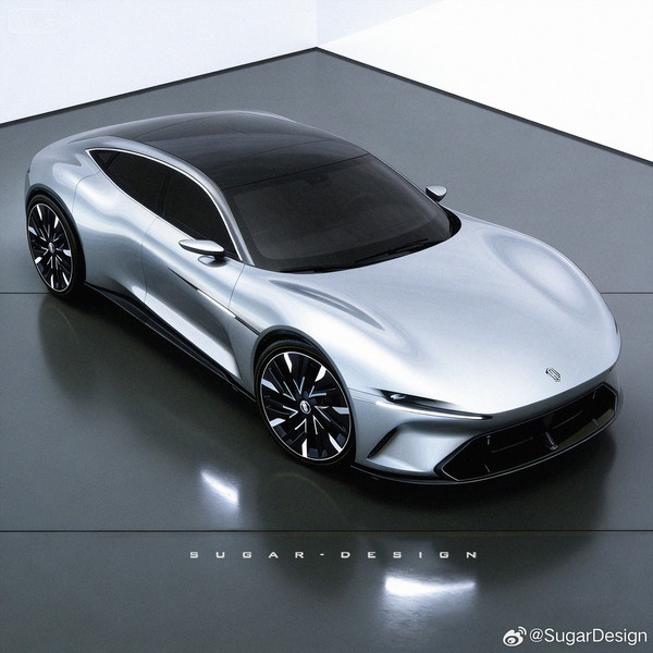 鸿蒙智行尚界首款轿跑外观设计提前看 对标百万级车型？