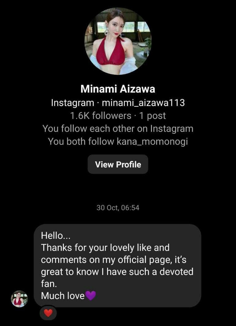 原来相沢みなみ(相泽南)的假帐号是这样诈骗的!